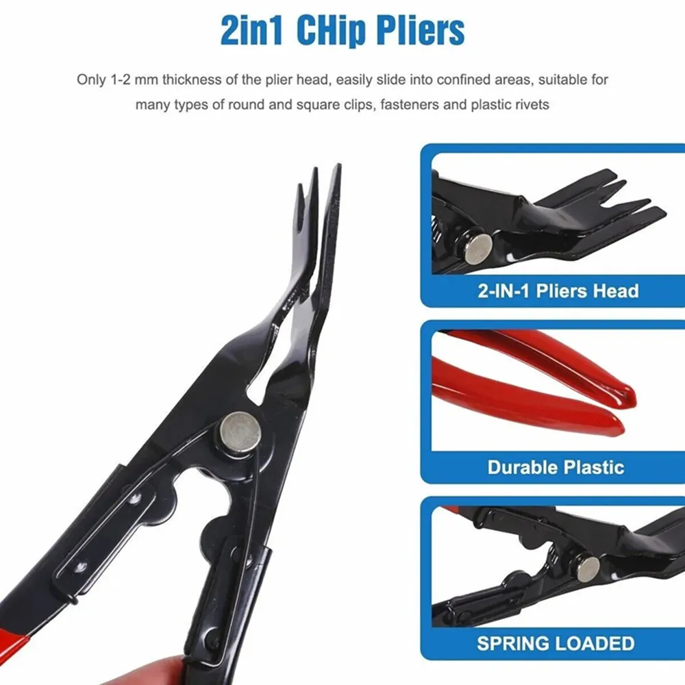 4pcs/Set Portable Car Panel Removal Tool Kit Nail Puller Radio Audio Door Pry Repair Clip Trim Dash Removal Installer Hand Tool thumbnail 6