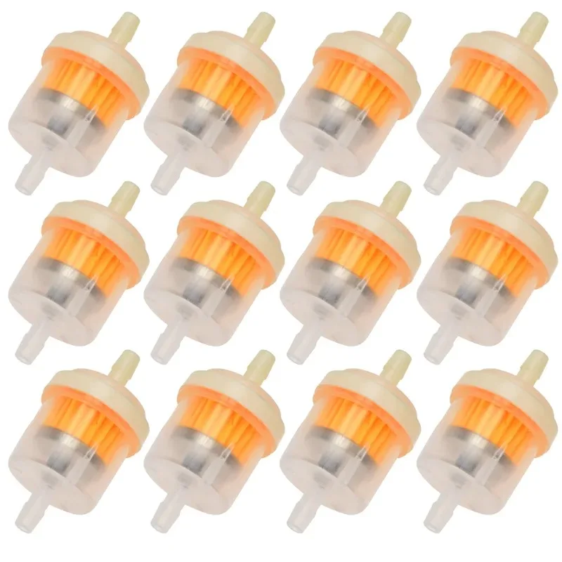 Car Gasoline Oil Filter Pipes Universal Inline Gas Fuel Filter for Small Engine Lawn Mower Motorcycle Accessories 7MM