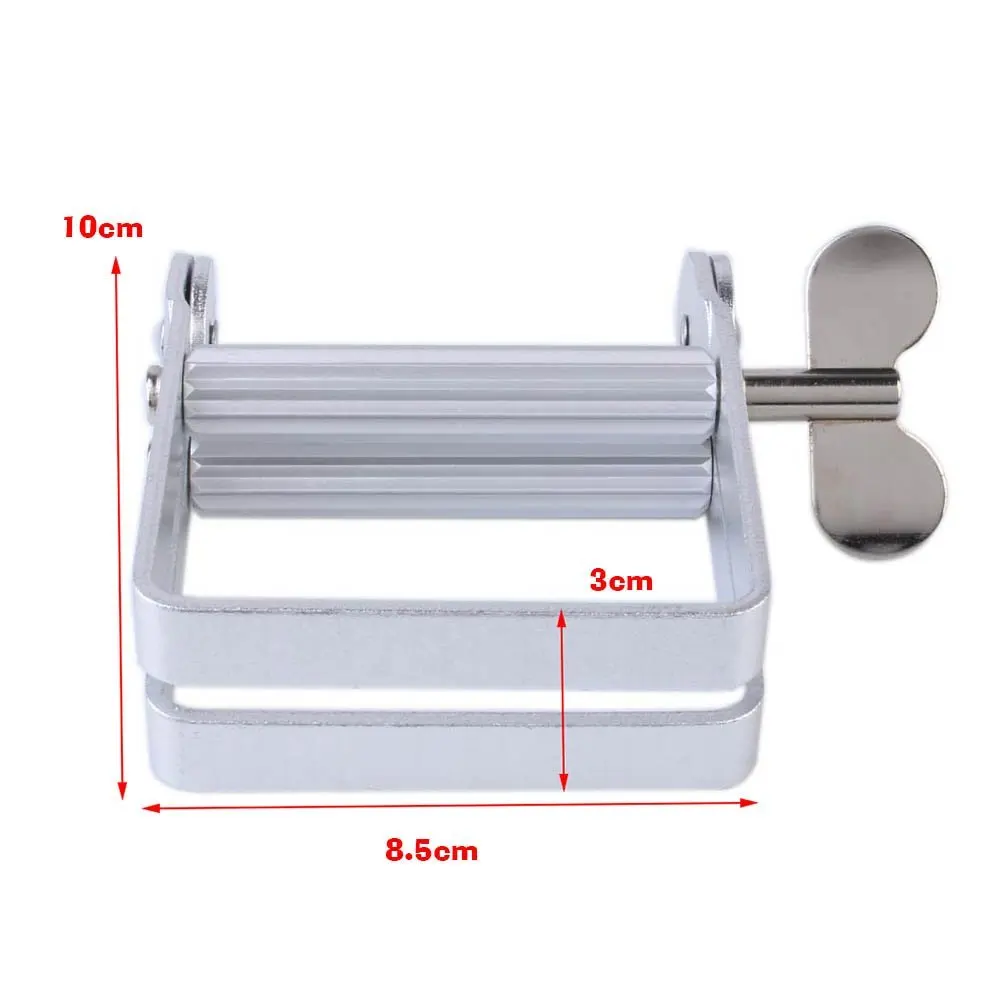 Aluminum Large Metal Tube Squeezer & Mini Key Metal Tube Squeezer Roller Kit Hairdressing Hair Color Dye Hand Cream Toothpaste thumbnail 6