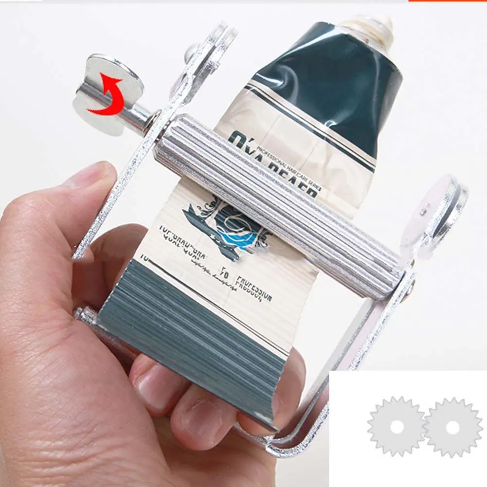 Aluminum Large Metal Tube Squeezer & Mini Key Metal Tube Squeezer Roller Kit Hairdressing Hair Color Dye Hand Cream Toothpaste thumbnail 3