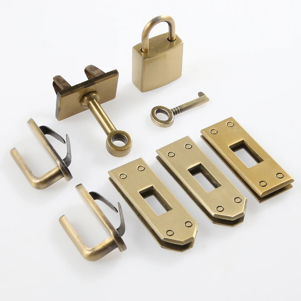 7pcs/set Metal Clasp Lock Lockbutton for Women Handbag Shoulder Bag Purse DIY Accessories thumbnail 5