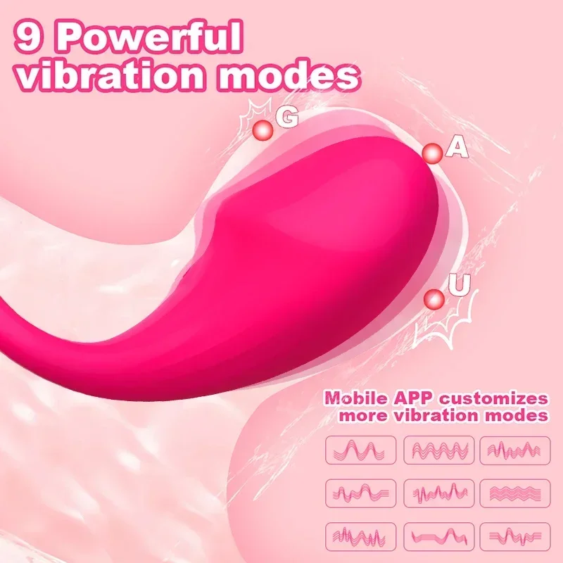 APP Bluetooth Controll Vagina Ball Vibrators Panities Wearing Clitoris G Spot Vibrating Love Egg Adult Goods Sex Toys for Women thumbnail 2