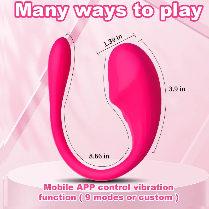 APP Bluetooth Controll Vagina Ball Vibrators Panities Wearing Clitoris G Spot Vibrating Love Egg Adult Goods Sex Toys for Women thumbnail 6