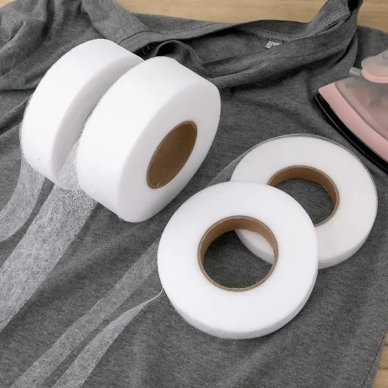Double-sided Non-woven Interlining Adhesive Tape Iron On Hem Tape Edge Shorten Repair Pants For Hats Clothes DIY Sewing Crafts thumbnail 4