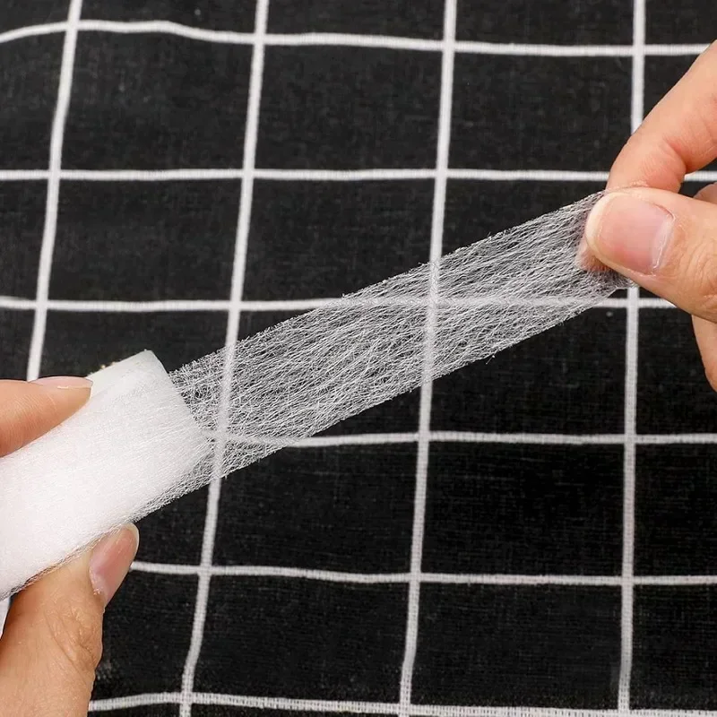 Double-sided Non-woven Interlining Adhesive Tape Iron On Hem Tape Edge Shorten Repair Pants For Hats Clothes DIY Sewing Crafts thumbnail 5