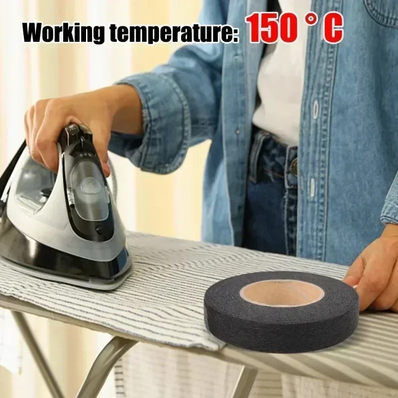 Double-sided Non-woven Interlining Adhesive Tape Iron On Hem Tape Edge Shorten Repair Pants For Hats Clothes DIY Sewing Crafts thumbnail 2
