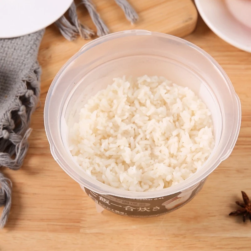 900ML Microwave Oven Rice Cooker Multifunctional Steamer Hot Soup Cooking Bento Lunch Box Food Grade PP Kitche Steaming Utensils thumbnail 4