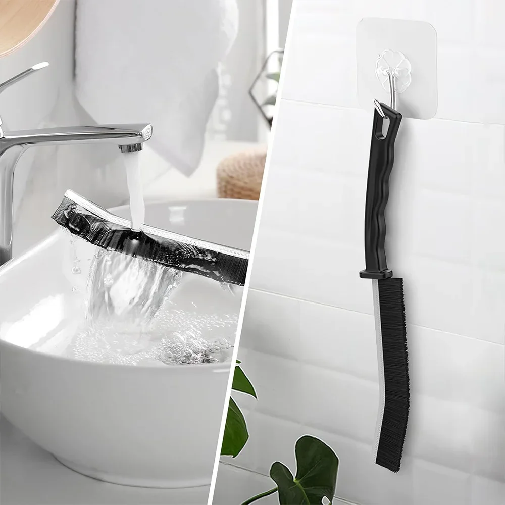 Gap Cleaning Brush Hard-Bristled Crevice Cleaning Brush for Stiff Angled Bristles Tile Bathroom Kitchen Toilet Cleaning Tool thumbnail 6