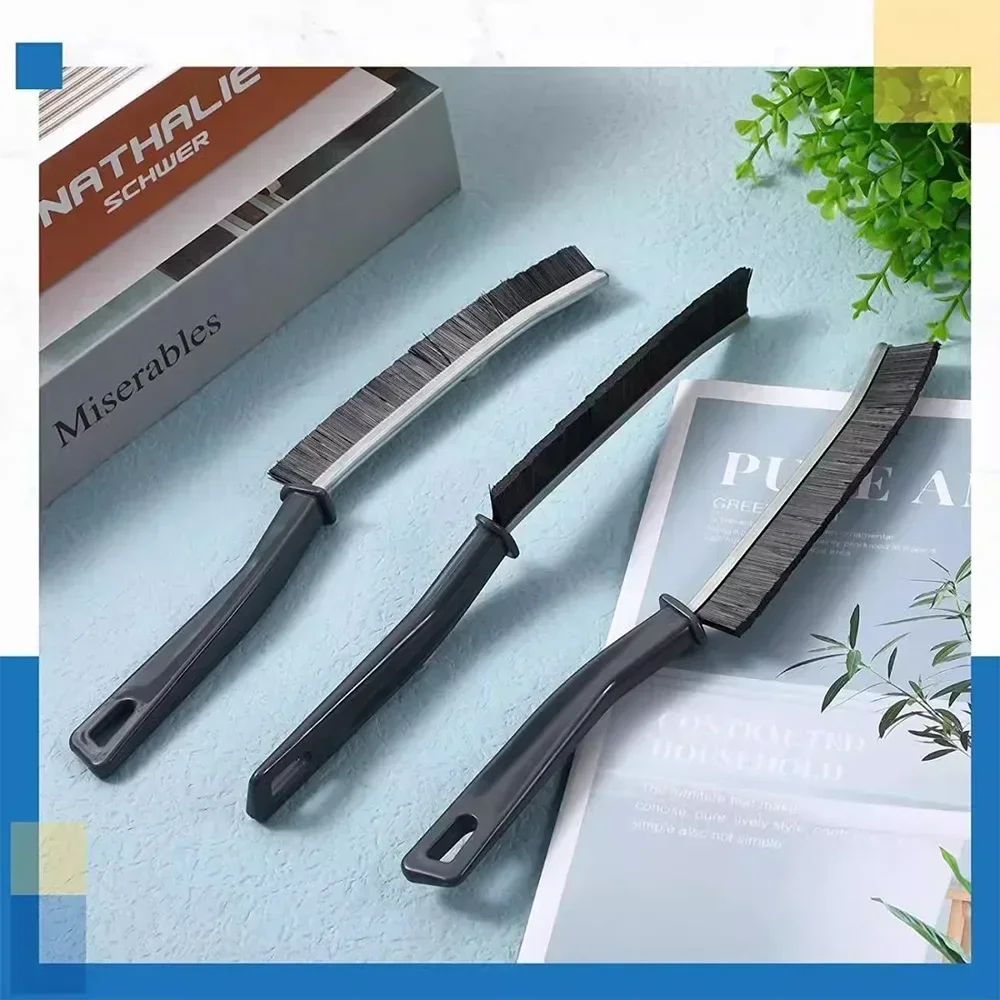 Gap Cleaning Brush Hard-Bristled Crevice Cleaning Brush for Stiff Angled Bristles Tile Bathroom Kitchen Toilet Cleaning Tool thumbnail 4