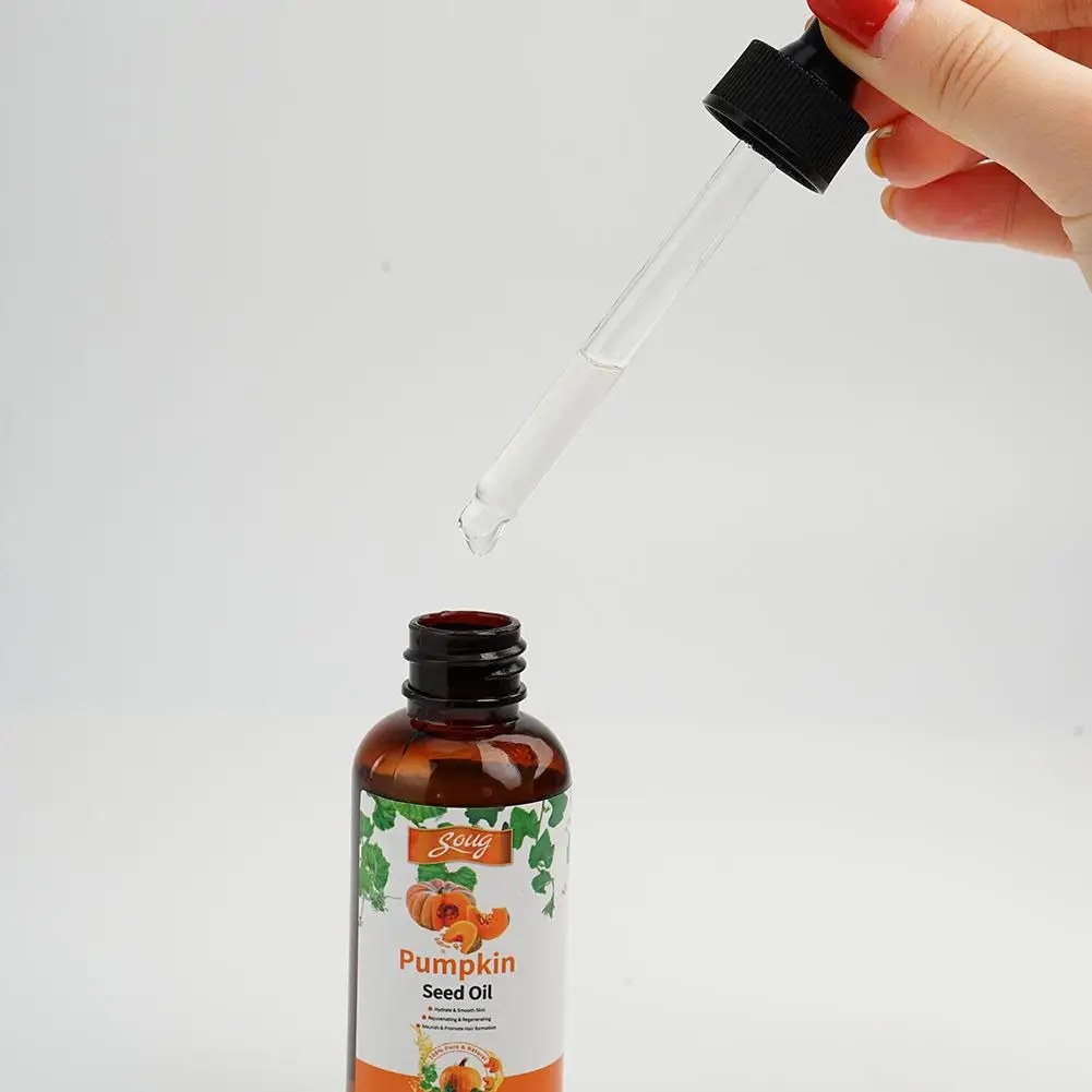 60ml Enhance Pumpkin Seed Oil Nourishing Care Dry Repair Damaged Health Hair Scalp Massage Cracked Hair Care thumbnail 6