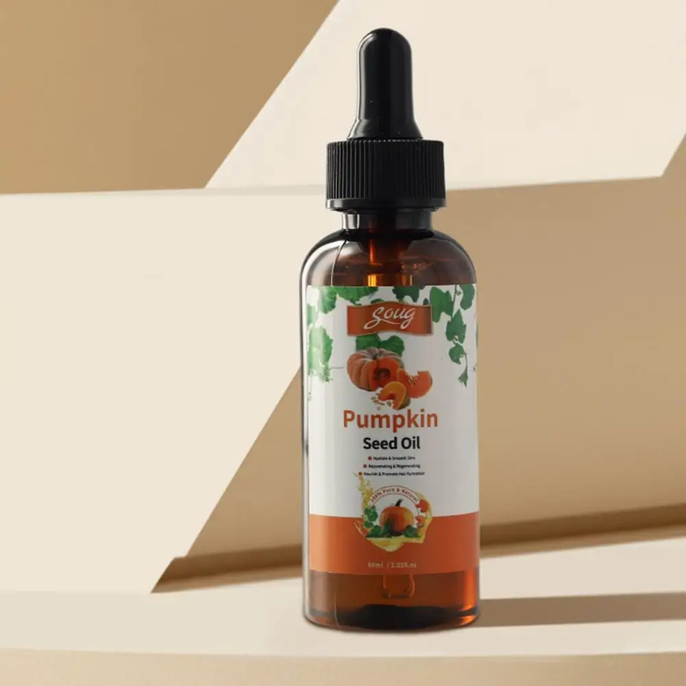 60ml Enhance Pumpkin Seed Oil Nourishing Care Dry Repair Damaged Health Hair Scalp Massage Cracked Hair Care thumbnail 3