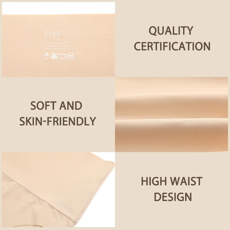 2Pcs/Set High Waist Panties Women Body Slimming Underwear Breathable Comfortable Briefs Solid Briefs  Breathable Lingerie thumbnail 5