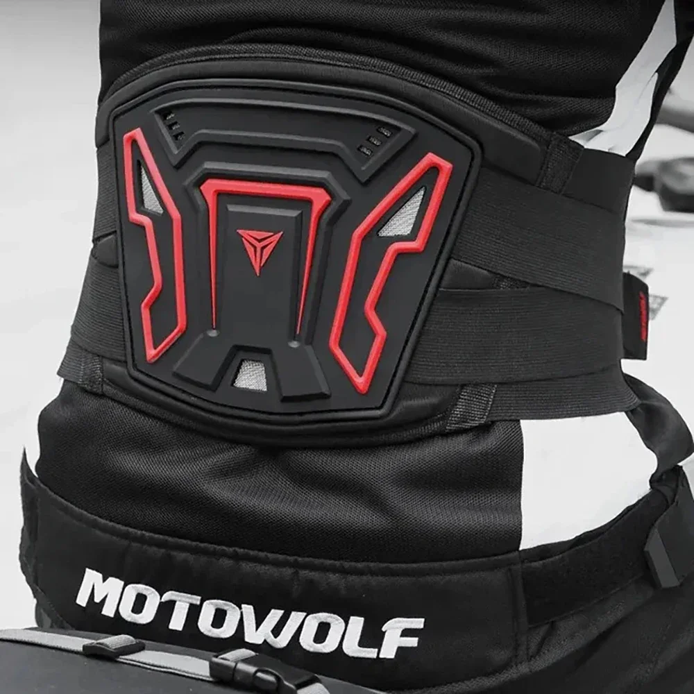 Adjustable Motorcycle Waist Protector Breathable Moto Motorbike Professional Motocross Guard Cycling Protection Protective Belt thumbnail 2
