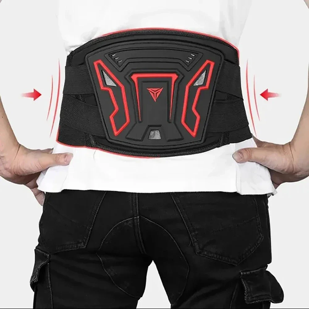 Adjustable Motorcycle Waist Protector Breathable Moto Motorbike Professional Motocross Guard Cycling Protection Protective Belt thumbnail 4