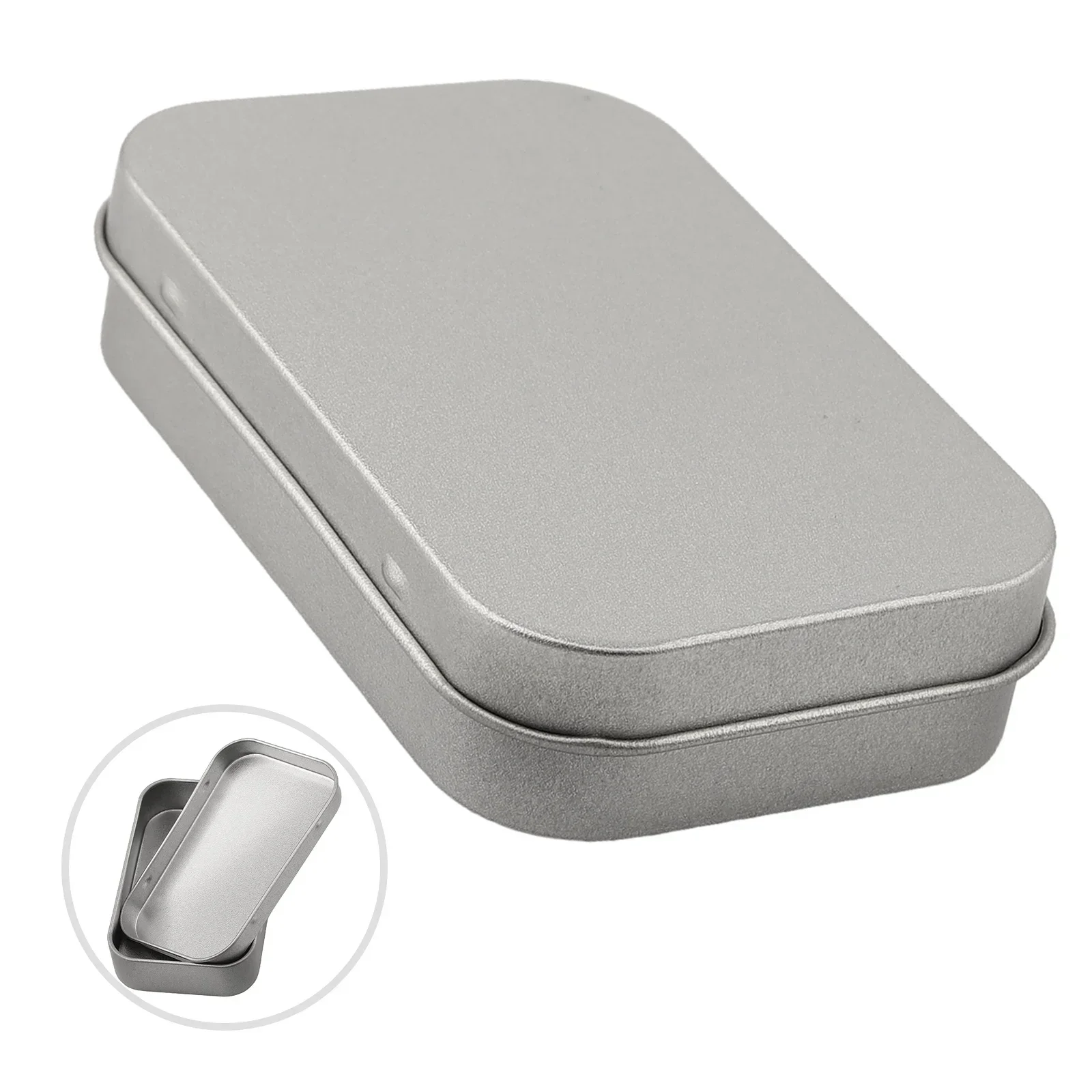 Storage Case Tinplate Box Small Items Sturdy Survival Travel Camping Hiking Iron Outdoor Brand New High Quality thumbnail 4
