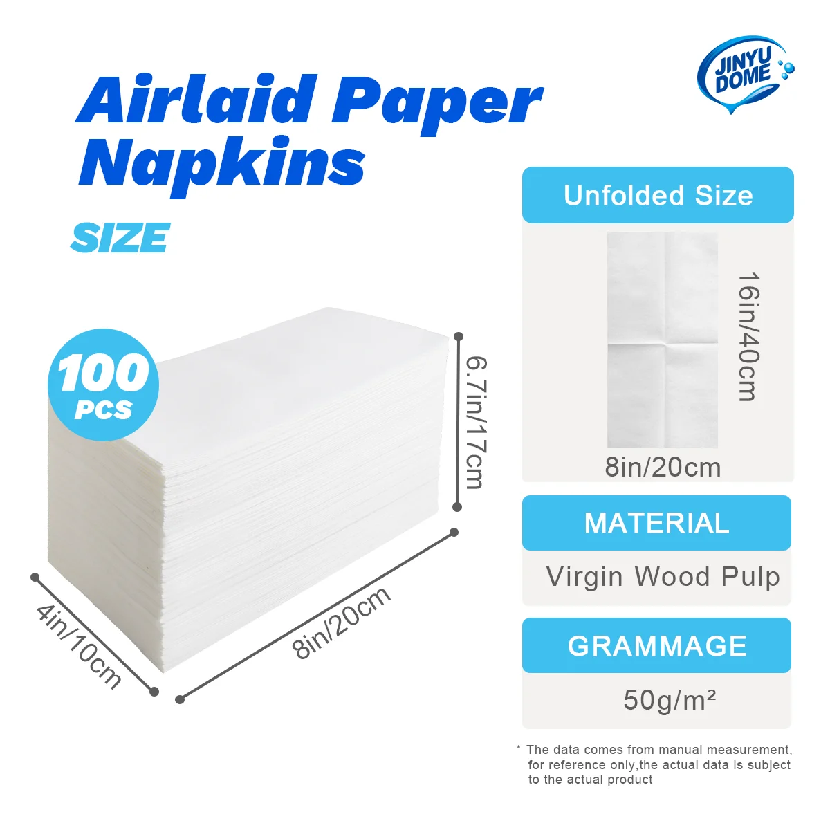Linen Feel Paper Napkins 7.87x15.75inch White,Soft Absorbent Disposable for Dinner,Kitchen,Party,Wedding,Bathroom,Events thumbnail 5