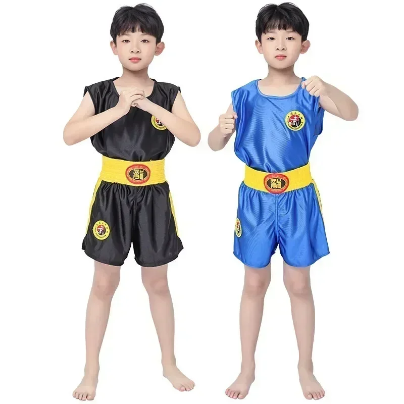 Sanda Clothing Fighting Shorts Sanda Clothing Muay Thai Male and Female Children's Martial Arts Performance Training Clothing
