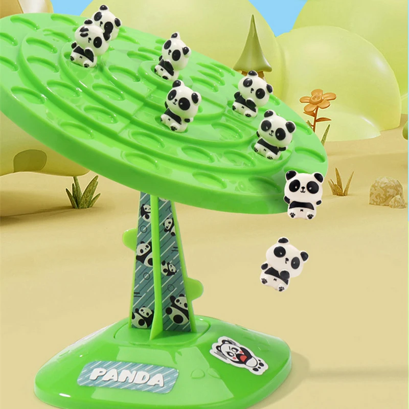 Children's Balance Panda Balance Tree Folding Happy Intelligence Early Education Decompression Game Table Battle Games thumbnail 4