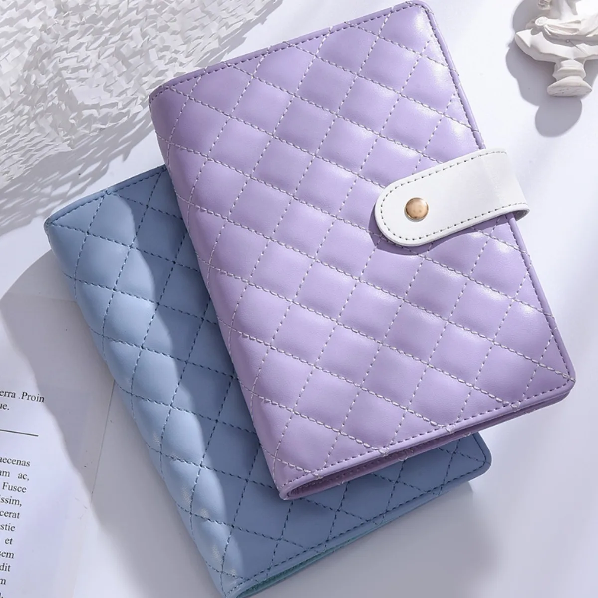 A6 sachet macaron notebook jacket loose-leaf book-keeping notebook creative cash budget financial planner thumbnail 2