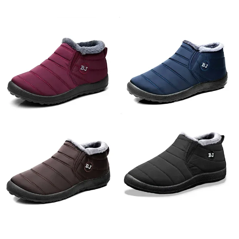 Boots Men Snow Outdoor Mens Shoes Men's Winter Boots Hiking Ankle Boots Waterproof Men Shoes Work Shoes Footwear thumbnail 6