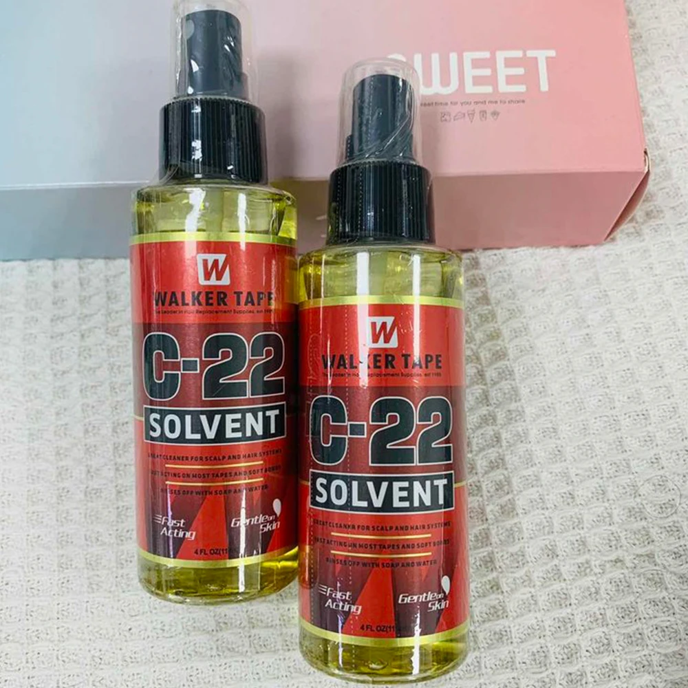 C-22/bottle Solvent Spray Remover for Lace Wigs Toupee Adhesive Removers Wig Glue Remover for Tape Hair Extensions thumbnail 2