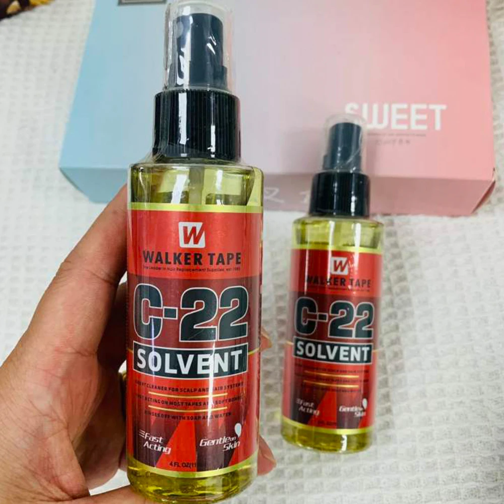 C-22/bottle Solvent Spray Remover for Lace Wigs Toupee Adhesive Removers Wig Glue Remover for Tape Hair Extensions thumbnail 3