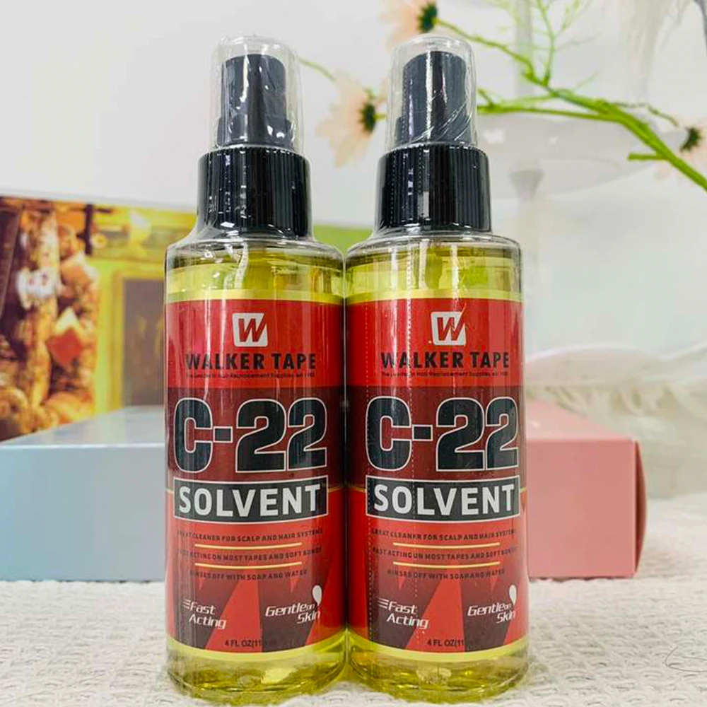 C-22/bottle Solvent Spray Remover for Lace Wigs Toupee Adhesive Removers Wig Glue Remover for Tape Hair Extensions thumbnail 4