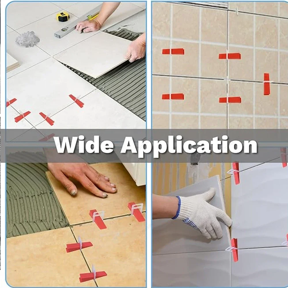 1-601PC Wall Floor Tile Leveling System Clips Ceramic Leveler Spacer Plier Wadge Kit for Tile Laying Construction Building Tools thumbnail 2