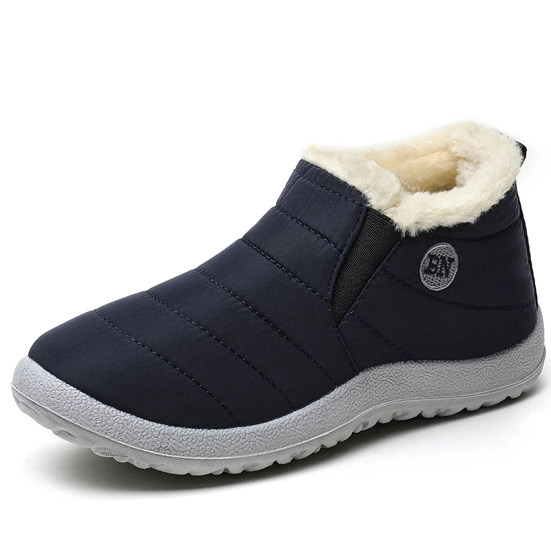 Men Boots Keep Warm Winter Shoes For Men Ankle Boots Fur Shoes Botas Hombre Couple Snow Boots Winter Casual Shoes Booties Men thumbnail 5