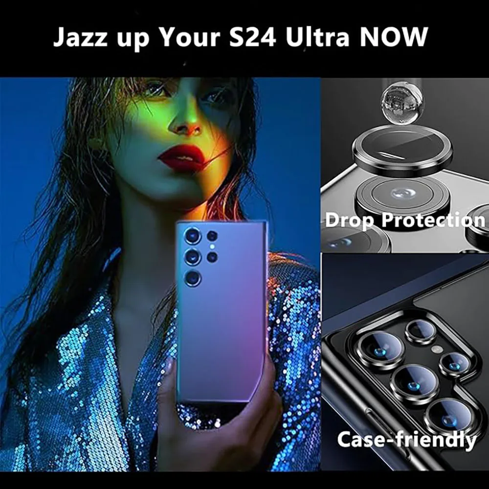 Metal Lens Ring Glass For Samsung Galaxy S26 S25 S24 S22 S23 Ultra Plus Camera Protector Cover For Samsung S26 Ultra Accessories thumbnail 6