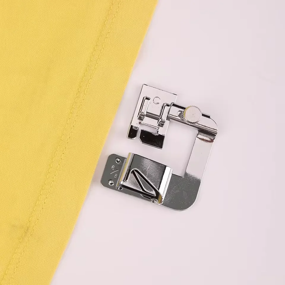Sewing Hemming Set 1/3Pcs Wide Hem Foot 1Pc Or 3Pcs Narrow Rolled Hem Presser Feet For Brother Singer Low Shank Sewing Machines thumbnail 6