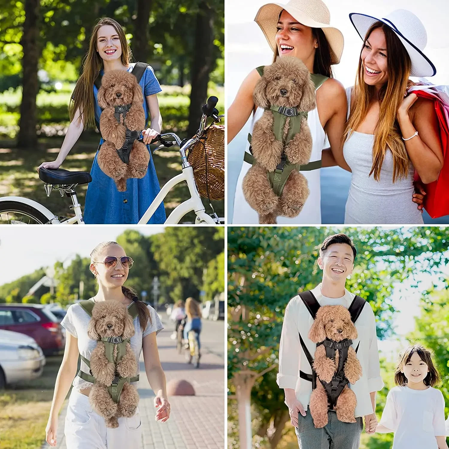 Pet Backpack Carrier For Cat Dogs Front Travel Dog Bag Carrying For Animals Small Medium Dogs Bulldog Puppy Mochila Para Perro thumbnail 5