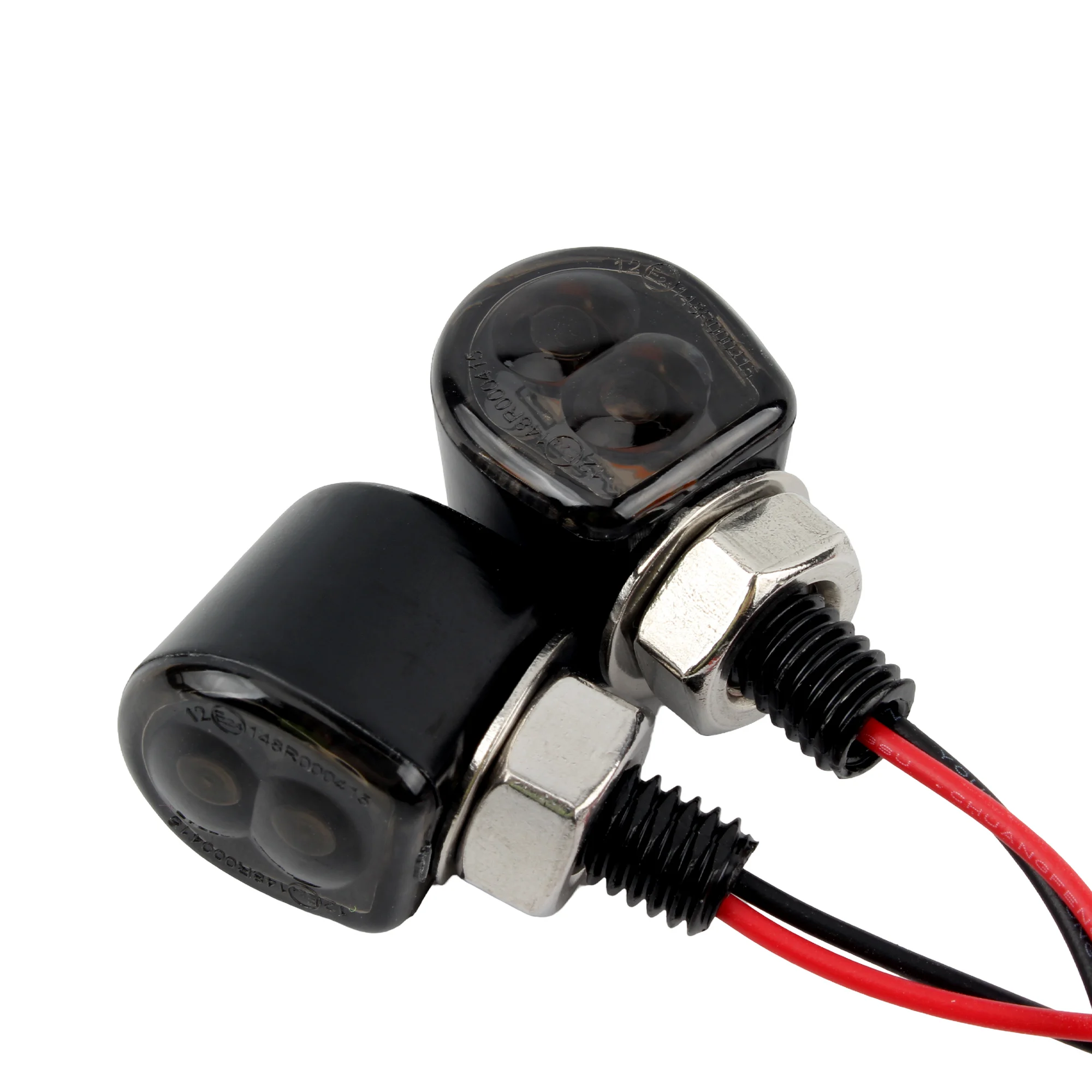 Motorcycle M8 LED Turn Signal Light Indicator Blinker Light Universal Motorbike Mini Lamp For Cafe Racer Bobber Honda thumbnail 4