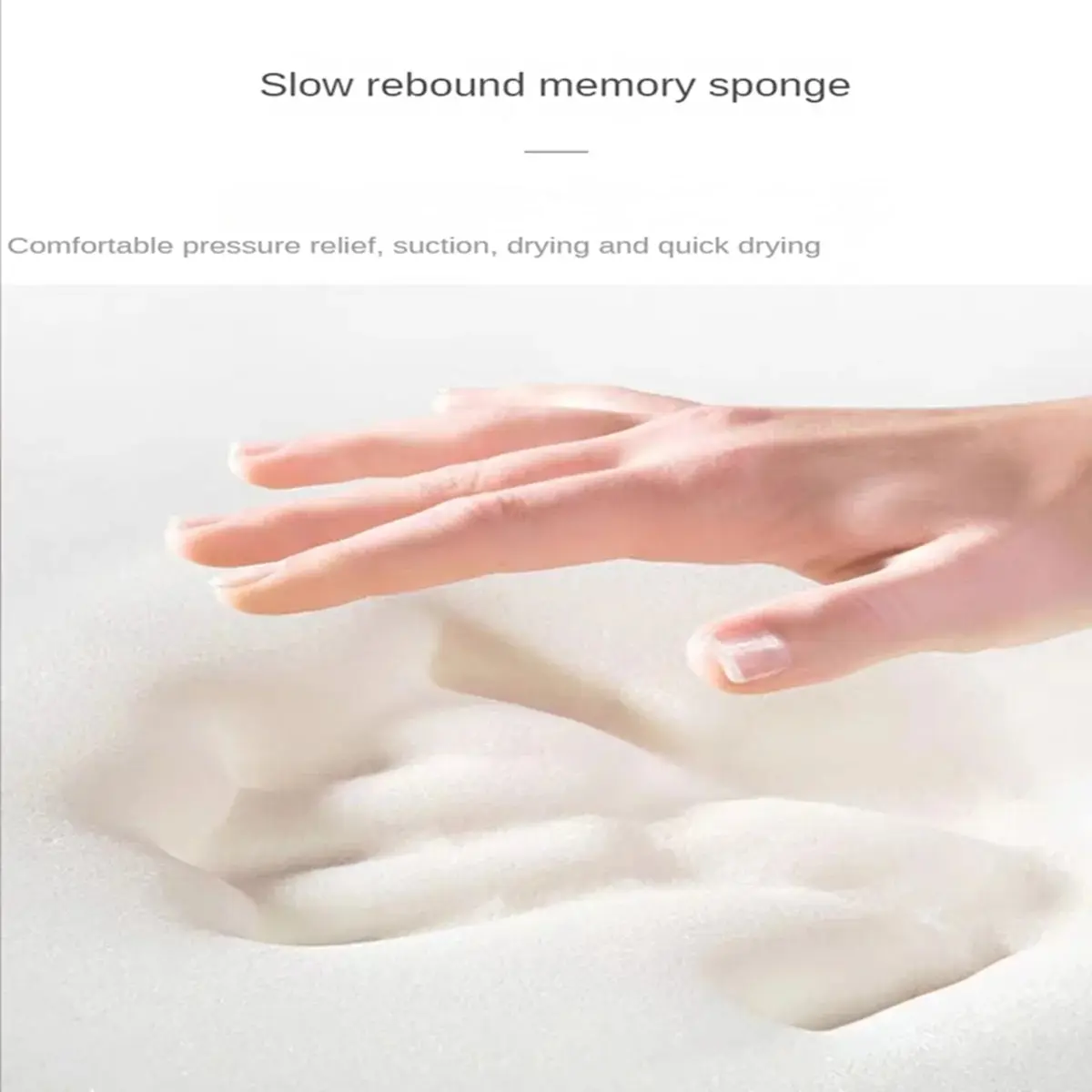 Thickened solid color absorbent carpet flannel bathroom floor mat bathroom entrance non-slip door mat thumbnail 3