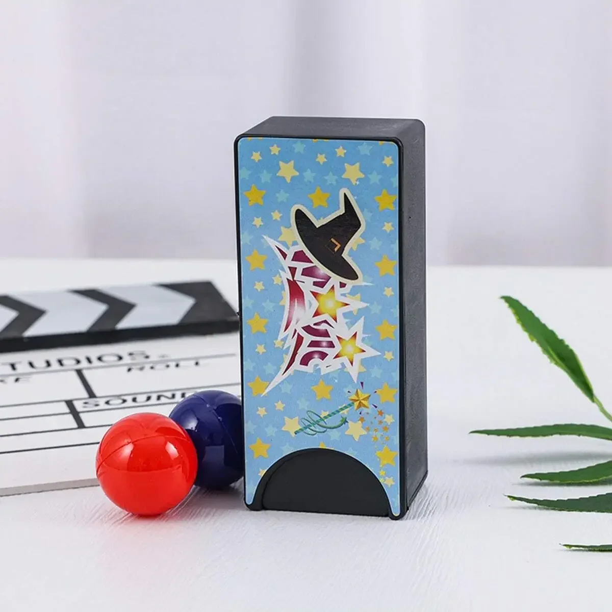 3pcs New Funny Gadgets Kids Toys Changeable Magic Box Turning the Red into the Blue Ball Props Tricks Classic thumbnail 2