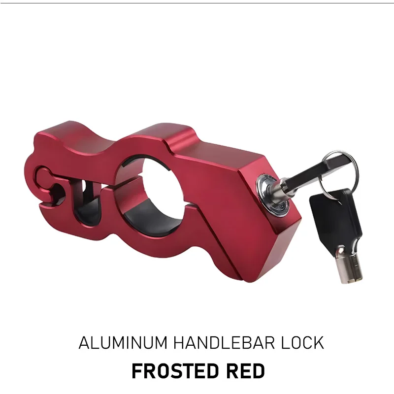 Anti-theft Handlebar Throttle Lock, Aluminum Alloy Electric Car Motorcycle Bicycle Bottle ATV Car Portable Handlebar Brake Lock thumbnail 5