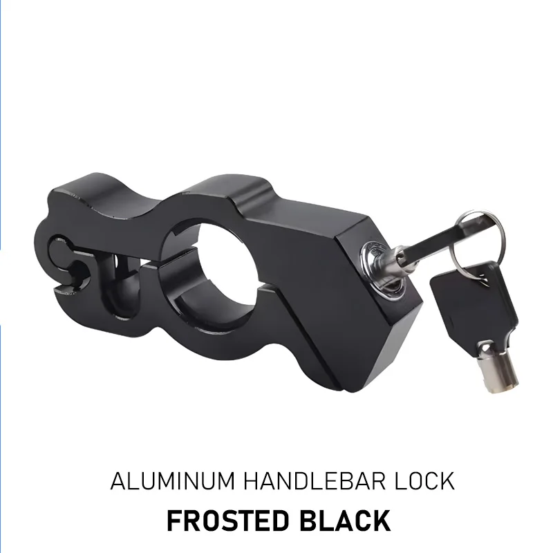 Anti-theft Handlebar Throttle Lock, Aluminum Alloy Electric Car Motorcycle Bicycle Bottle ATV Car Portable Handlebar Brake Lock thumbnail 4