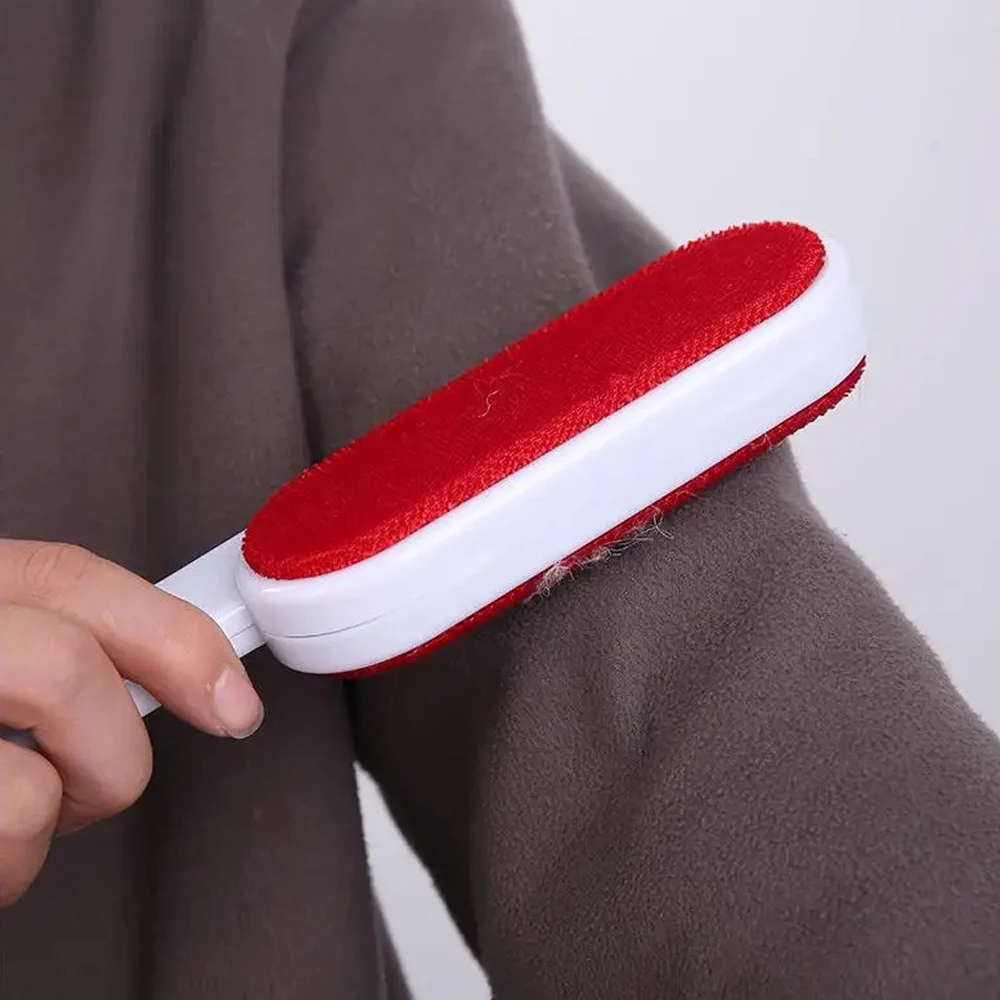 2 Sides Self-cleaning Lint Sticking Roller Dedusting Brush Pet Hair Remover Brush Removing Dog Cat Hair from Sofa Carpet Clothes thumbnail 2