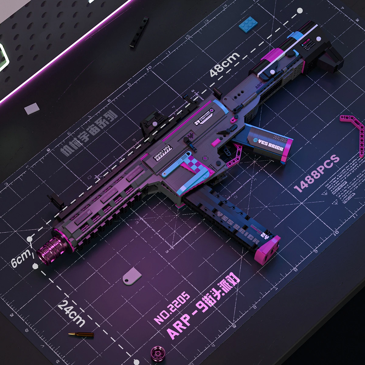 Cool Toy Guns Building Blocks Models Gun Military Simulated Shooting Plastic Mini Bricks Assembly Toys Boys Gifts thumbnail 6
