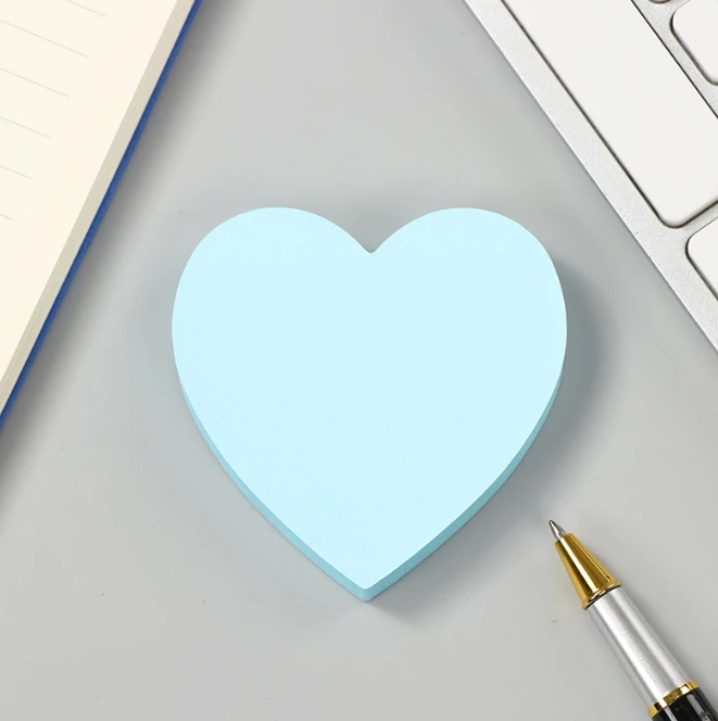 Heart Sticky Notes Notepad Self Sticky Note Pads Notebook Planner Sticker For Office School Stationery Accessories 120 Sheets thumbnail 5