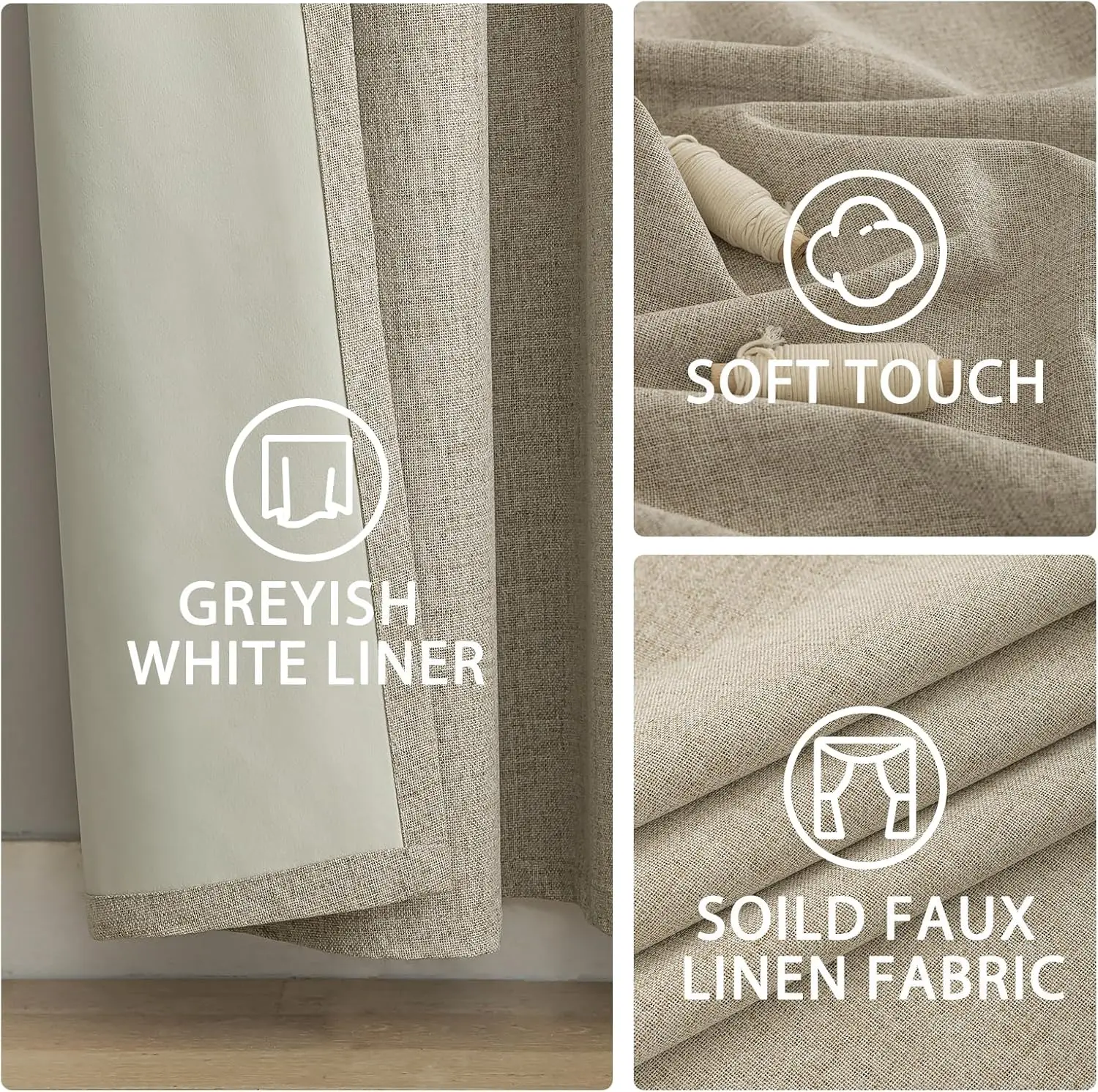 350cm Height Custom Made 100% Blackout Living Room Window Curtains Bedroom Curtains Drapes Solid Color Kitchen Curtain thumbnail 3