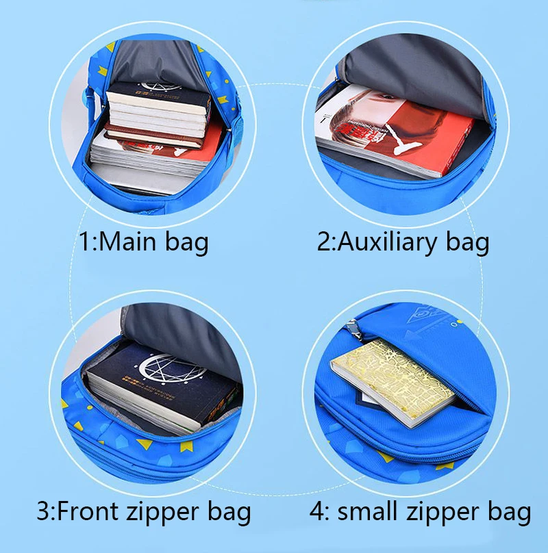 Children's Shoulder Bag Geometry Pattern Kid Backpack In Primary Schoolbag Teen Boy Girl Backpack Book Bag Waterproof Mochila thumbnail 5