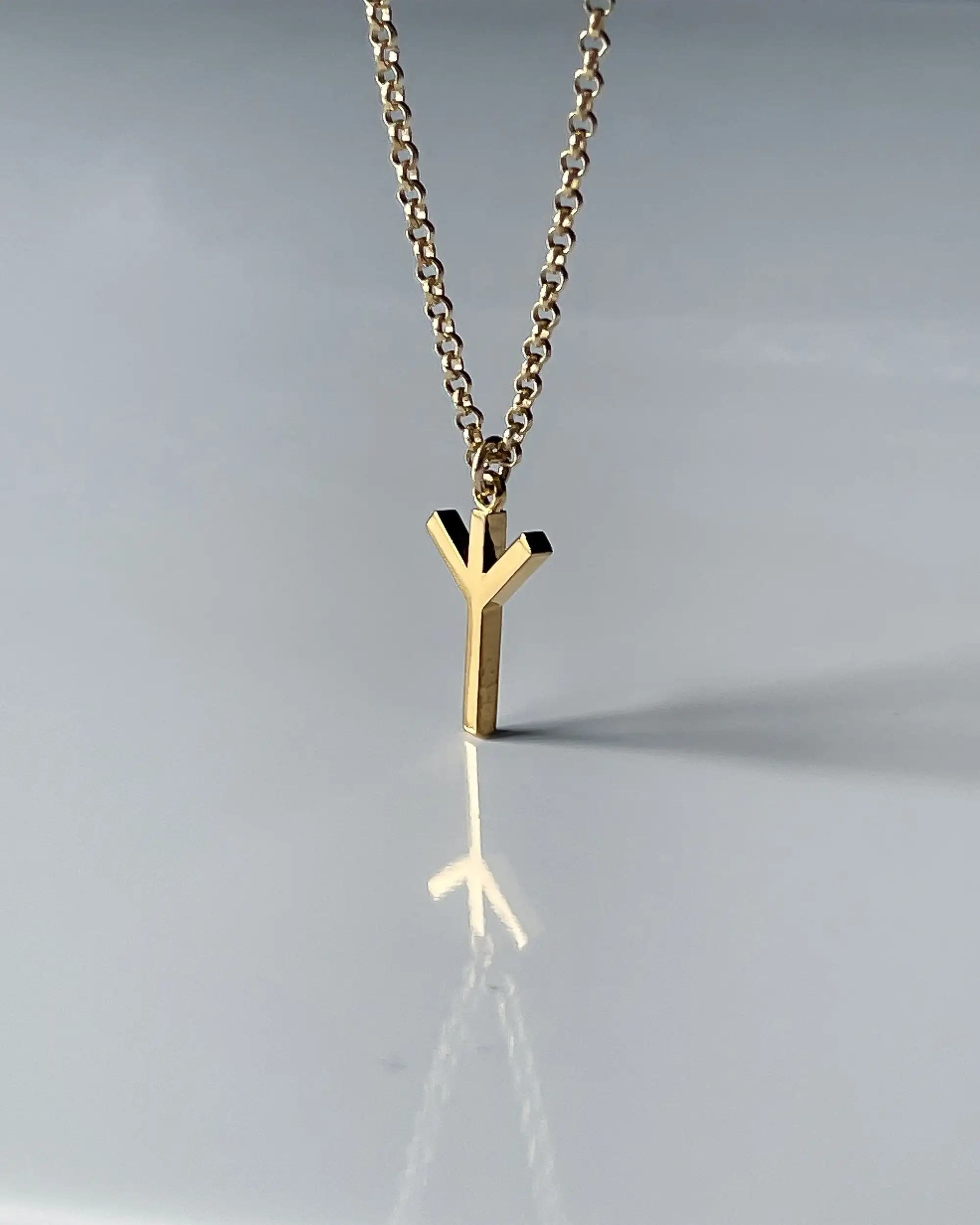 Vikings Rune Pendant Stainless Steel necklace For Women Refined Norse Runic Pendants Accessories Jewelry Gift thumbnail 3
