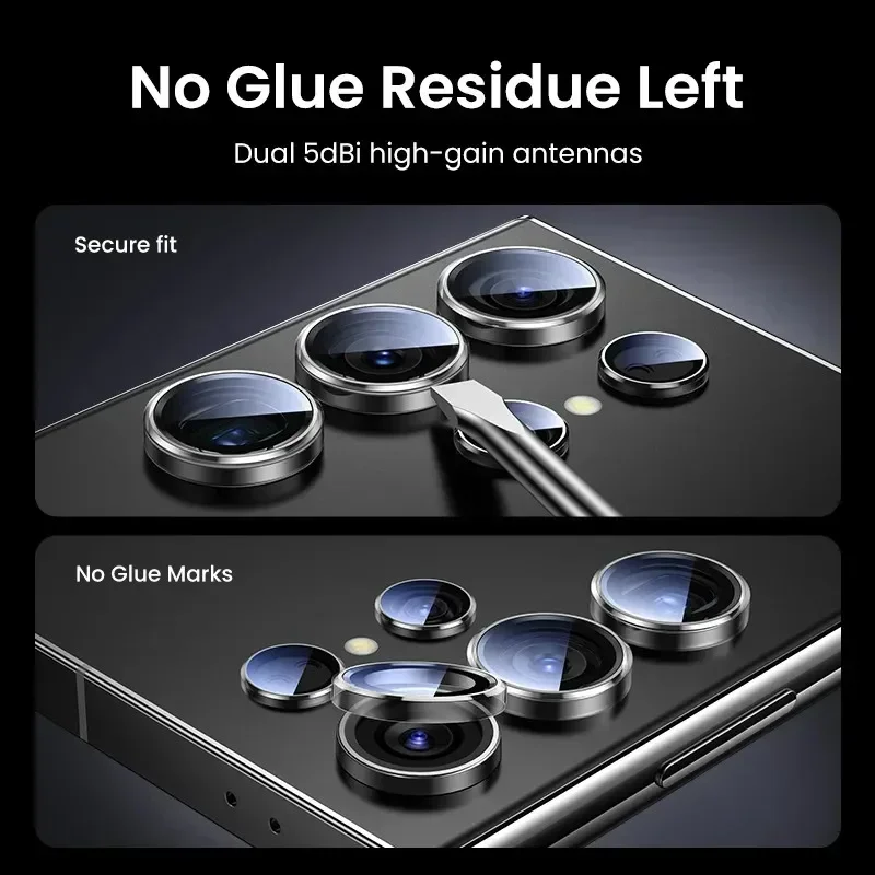 Camera Lens Protector Glass For Samsung S23 S24 Ultra Plus Full Cover Lens Metal Protector Ring For Galaxy S22 Ultra Camera Film thumbnail 6