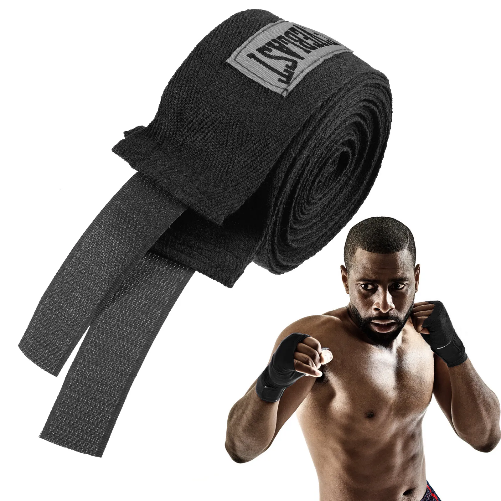 Cotton Boxing Bandages  Soft & Elastic Hand Wraps for Sanda, Muay Thai, Karate - Protects Fists Wrists & Enhances Fitness thumbnail 6