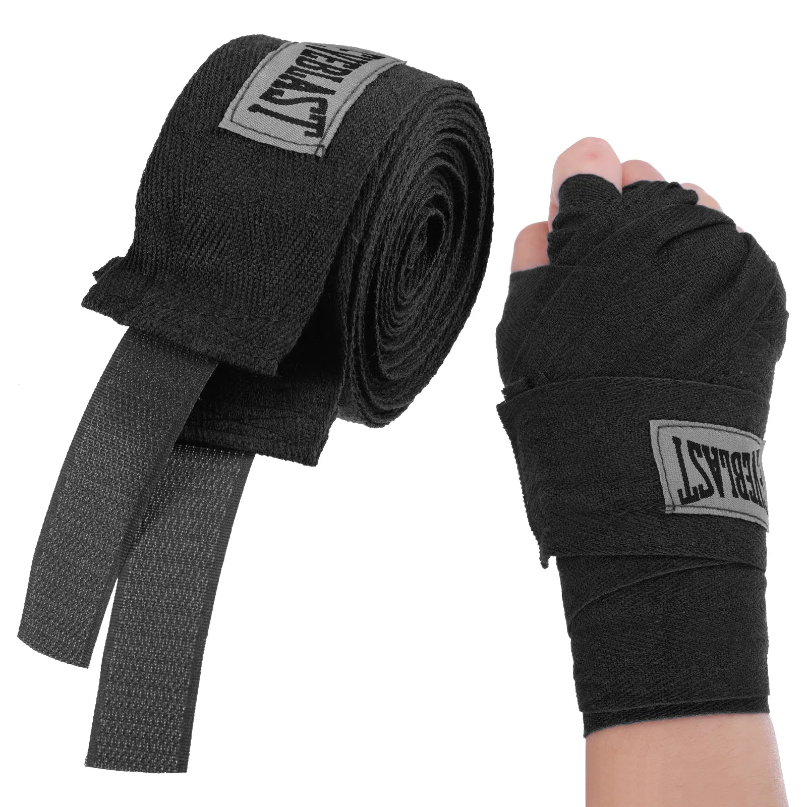 Cotton Boxing Bandages  Soft & Elastic Hand Wraps for Sanda, Muay Thai, Karate - Protects Fists Wrists & Enhances Fitness thumbnail 3