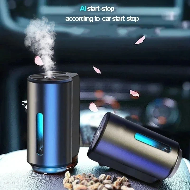Car Air Freshener Electric Auto Aroma Diffuser Car Air Vent Essential Oil Mist Humidifier Fragrance Diffuser Aromatherapy thumbnail 2