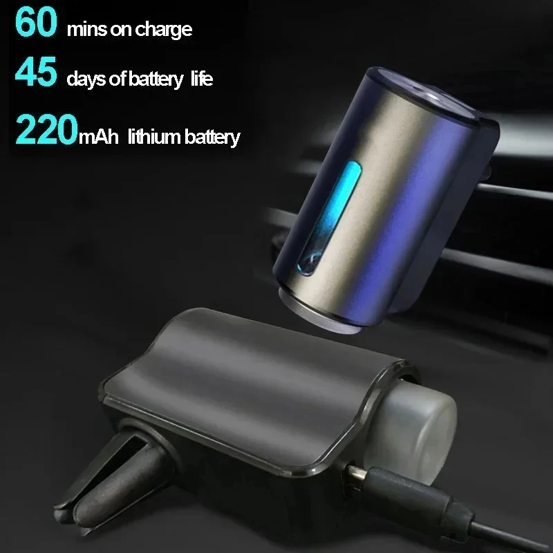 Car Air Freshener Electric Auto Aroma Diffuser Car Air Vent Essential Oil Mist Humidifier Fragrance Diffuser Aromatherapy thumbnail 3