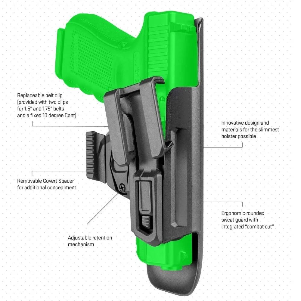 Tactical Portable Concealment G-9 Gun Inner Belt Holster Suitable for G17, 19, 22, 23 Hunting Accessories Magazine thumbnail 2