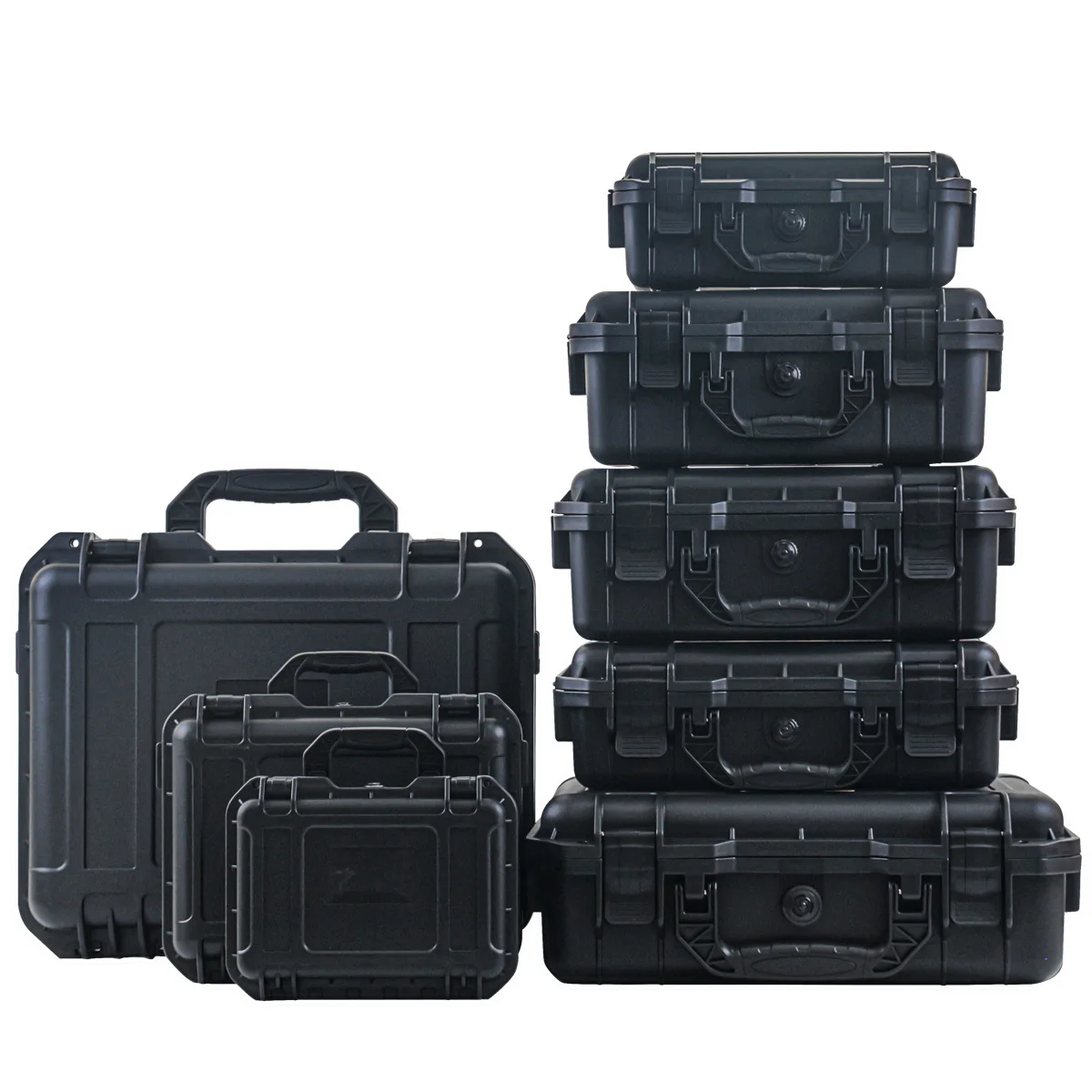 1pc Waterproof Hard Carry Case Bag Tool Case With Pre-cut Sponge Storage Box Safety Protector Organizer Hardware Toolbox thumbnail 4